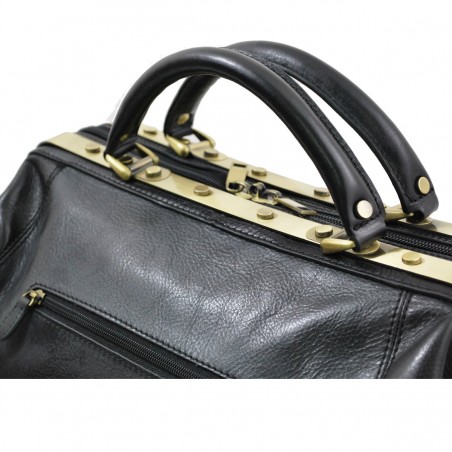 Petit Sac de voyage Cuir DILIGENCE Katana - Noir Petit Sac de voyage Cuir DILIGENCE Katana - Noir