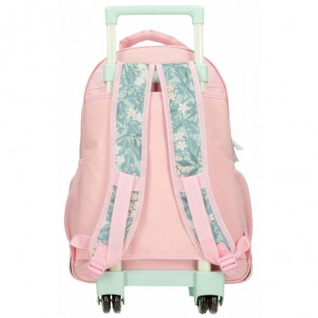 Sac à dos à roulettes ROLL ROAD "Spring is here" | Sac d'école trolley fille original pas cher Sac à dos à roulettes ROLL ROAD "Spring is here" | Sac d'école trolley fille original pas cher