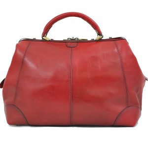 Petit Sac de voyage Cuir DILIGENCE - Rouge