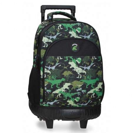 Sac à dos à roulettes MOVOM "Raptors" | Cartable trolley garçon imprimé dinosaures Sac à dos à roulettes MOVOM "Raptors" | Cartable trolley garçon imprimé dinosaures