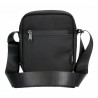 Sacoche homme REEBOK "Roger" noir | Pochette porté croisé toile enduite style sportif Sacoche homme REEBOK "Roger" noir | Pochette porté croisé toile enduite style sportif