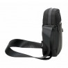 Sacoche homme REEBOK "Roger" noir | Pochette porté croisé toile enduite style sportif Sacoche homme REEBOK "Roger" noir | Pochette porté croisé toile enduite style sportif