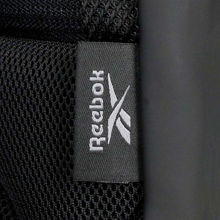 Sacoche homme REEBOK "Roger" noir | Pochette porté croisé toile enduite style sportif Sacoche homme REEBOK "Roger" noir | Pochette porté croisé toile enduite style sportif