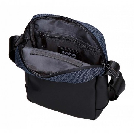 Sacoche homme REEBOK "Roger" marine | Pochette porté croisé toile enduite style sportif