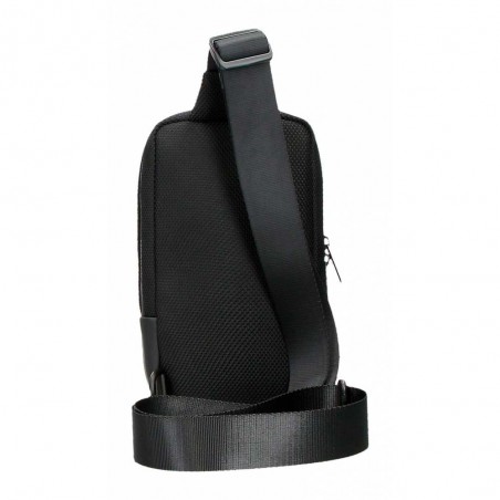 Sac mono-bretelle homme REEBOK "Roger" noir | Sacoche holster style sportif pas cher