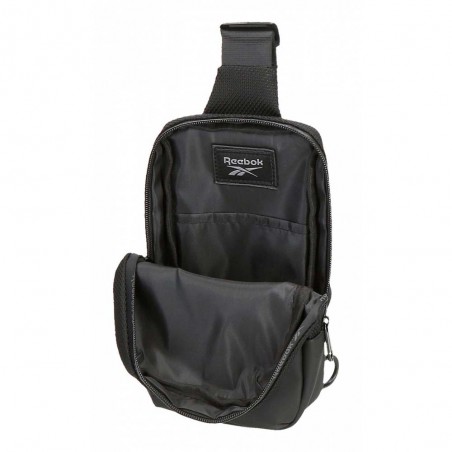 Sac mono-bretelle homme REEBOK "Roger" noir | Sacoche holster style sportif pas cher