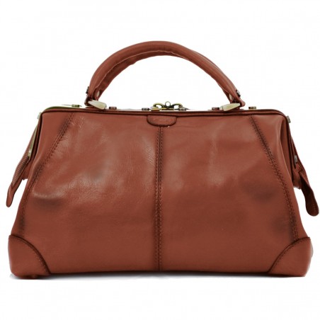Sac à main Cuir de vachette Diligence - Marron Sac à main Cuir de vachette Diligence - Marron