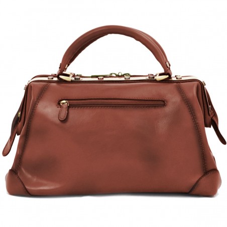 Sac à main Cuir de vachette Diligence - Marron Sac à main Cuir de vachette Diligence - Marron