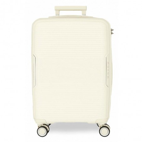 Valise cabine MOVOM "Inari" blanc | Bagage petit format 4 roues coque rigide pas cher