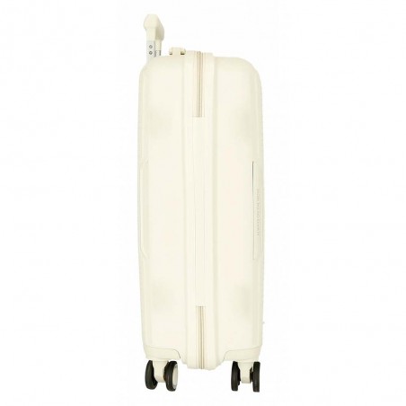 Valise cabine MOVOM "Inari" blanc | Bagage petit format 4 roues coque rigide pas cher