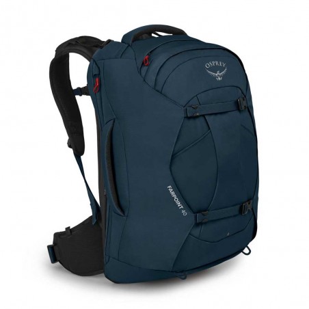 OSPREY | Sac à dos homme Farpoint® 40 muted space blue | Sac à dos de voyage haute qualité