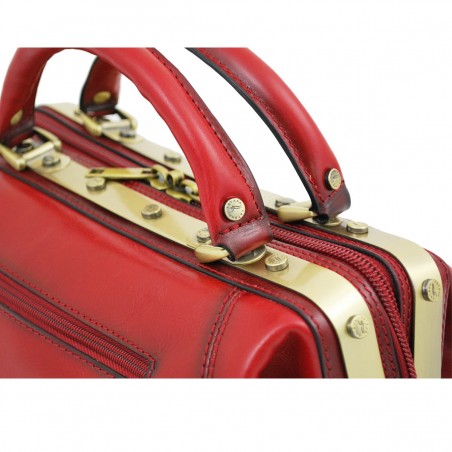 Sac à main Cuir de vachette Diligence - Rouge Sac à main Cuir de vachette Diligence - Rouge