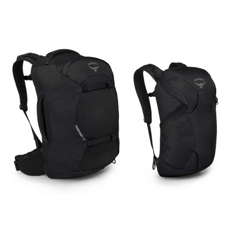 OSPREY | Sac à dos homme Farpoint® 55 noir | Pack promo 2 sacs à dos taille cabine OSPREY | Sac à dos homme Farpoint® 55 noir | Pack promo 2 sacs à dos taille cabine