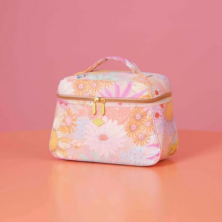 Vanity case OILILY "Coco" Lucia beige | Beauty case trousse de toilette femme originale qualité