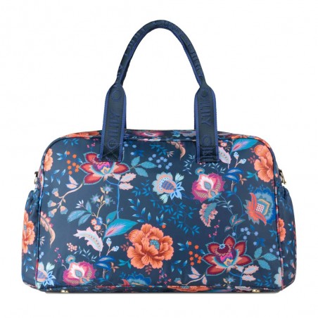 Sac à langer OILILY "Bibi" Colour Bomb bleu iris | Sac maternité avec matelas à langer haute qualité original