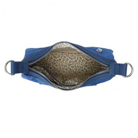 Sac porté épaule LES TROPEZIENNES "Sarek" bleu | Sac bandoulière femme original Sac porté épaule LES TROPEZIENNES "Sarek" bleu | Sac bandoulière femme original