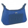 Sac porté épaule LES TROPEZIENNES "Sarek" bleu | Sac bandoulière femme original Sac porté épaule LES TROPEZIENNES "Sarek" bleu | Sac bandoulière femme original