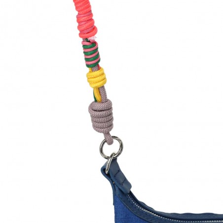 Sac porté épaule LES TROPEZIENNES "Sarek" bleu | Sac bandoulière femme original Sac porté épaule LES TROPEZIENNES "Sarek" bleu | Sac bandoulière femme original