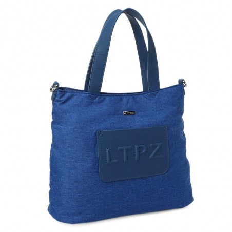 Sac porté main LES TROPEZIENNES "Sarek" bleu | Sac femme original avec bandoulière pas cher Sac porté main LES TROPEZIENNES "Sarek" bleu | Sac femme original avec bandoulière pas cher