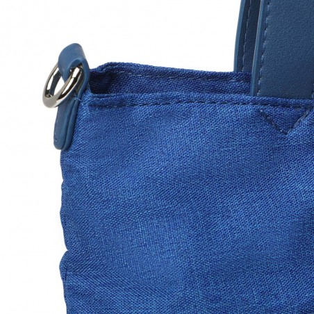 Sac porté main LES TROPEZIENNES "Sarek" bleu | Sac femme original avec bandoulière pas cher