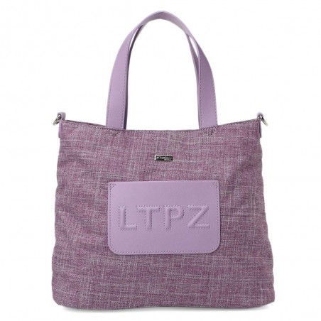 Sac porté main LES TROPEZIENNES "Sarek" mauve | Sac femme original avec bandoulière pas cher Sac porté main LES TROPEZIENNES "Sarek" mauve | Sac femme original avec bandoulière pas cher