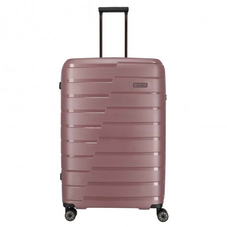 Valise soute L TRAVELITE "Air Base" lilas | Grande valise 77cm 105L 4 roues coque solide qualité allemande