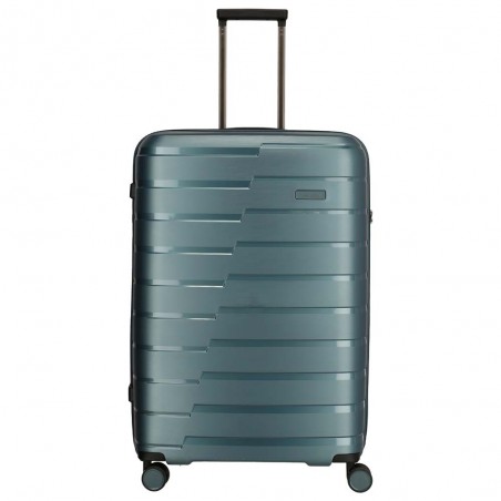 Valise soute L TRAVELITE "Air Base" bleu glacé | Grande valise 77cm 105L 4 roues coque solide qualité allemande