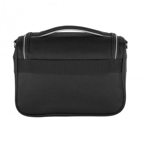 Vanity case souple TRAVELITE "Miigo" noir | Beauty case semi-rigide toile haute qualité allemande