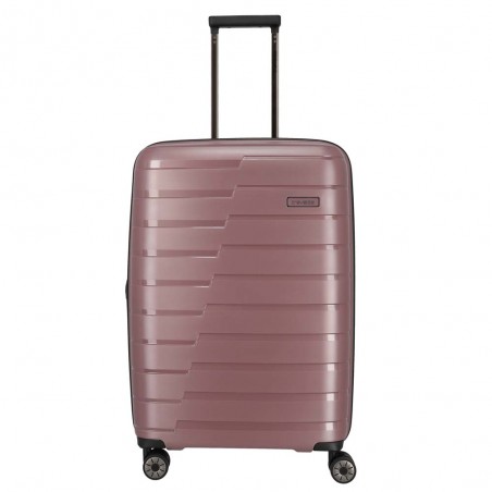 Valise soute M TRAVELITE "Air Base" lilas | Valise 67cm extensible 4 roues coque solide qualité allemande