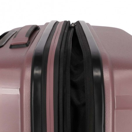 Valise soute M TRAVELITE "Air Base" lilas | Valise 67cm extensible 4 roues coque solide qualité allemande