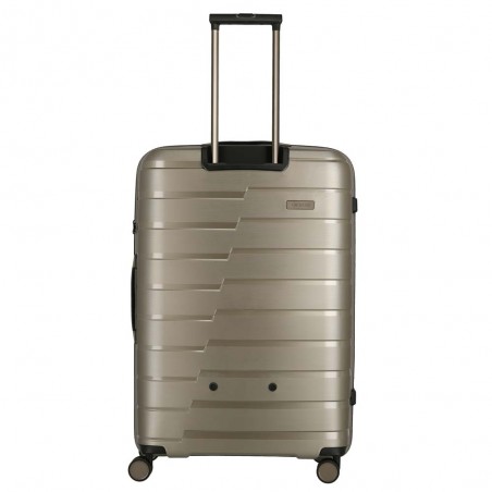 Valise soute L TRAVELITE "Air Base" champagne | Grande valise 77cm 105L 4 roues coque solide qualité allemande