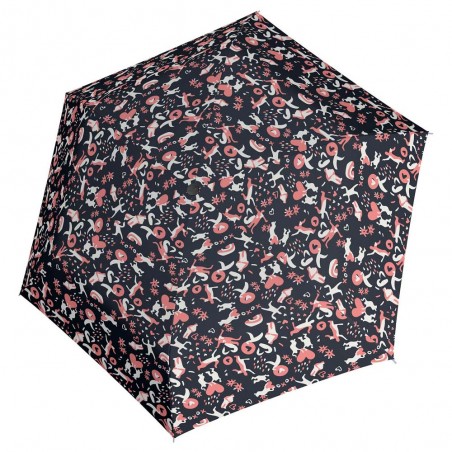 Parapluie pliant KNIRPS "Ultra light U200 Duomatic" embrassing black | Parapluie de poche ultra léger qualité allemande Parapluie pliant KNIRPS "Ultra light U200 Duomatic" embrassing black | Parapluie de poche ultra léger qualité allemande