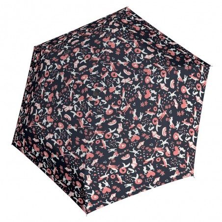 KNIRPS | Parapluie de poche slim ultra-léger US 050 embrassing black | Mini parapluie original