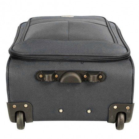 Valise cabine semi-rigide MADISSON "South" noir | Petit bagage 2 roues pas cher
