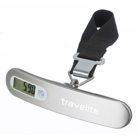 Pèse-bagages nomade TRAVELITE aluminium | Balance pour valise de voyage portable Pèse-bagages nomade TRAVELITE aluminium | Balance pour valise de voyage portable