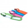 TRAVELITE | Étiquette à bagages en cuir orange | Porte-adresse pour étiquetage obligatoire des valises et sacs de voyage TRAVELITE | Étiquette à bagages en cuir orange | Porte-adresse pour étiquetage obligatoire des valises et sacs de voyage
