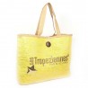 Sac de plage LES TROPEZIENNES "Panama" jaune | Panier femme été original pas cher Sac de plage LES TROPEZIENNES "Panama" jaune | Panier femme été original pas cher
