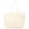 Sac de plage LES TROPEZIENNES "Habomai" beige | Cabas femme brodé style bohème chic Sac de plage LES TROPEZIENNES "Habomai" beige | Cabas femme brodé style bohème chic