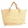 Sac porté main LES TROPEZIENNES "Gobi" camel | Sac femme panier de plage cuir pas cher Sac porté main LES TROPEZIENNES "Gobi" camel | Sac femme panier de plage cuir pas cher