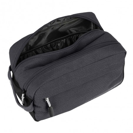 Trousse de toilette double TRAVELITE "Kick Off" anthracite | Nécessaire de voyage haute qualité pas cher