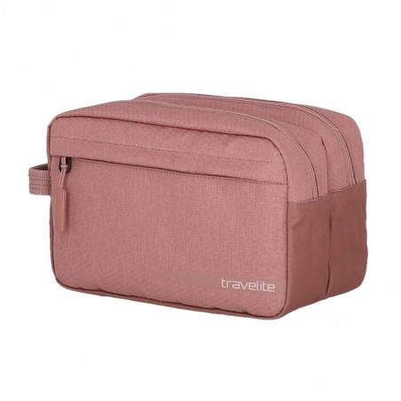 Trousse de toilette double TRAVELITE "Kick Off" rose | Nécessaire de voyage haute qualité pas cher