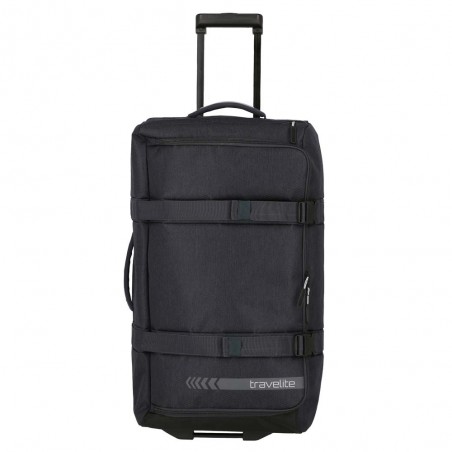 Sac de voyage à roulettes L TRAVELITE "Kick Off" anthracite | Valise soute 65L haute qualité pas cher