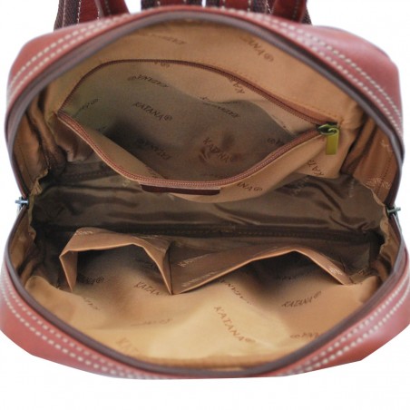 Sac à dos Cuir femme KATANA - Marron Sac à dos Cuir femme KATANA - Marron