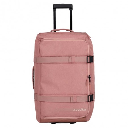 Sac de voyage à roulettes L TRAVELITE "Kick Off" rose| Valise soute 65L haute qualité pas cher