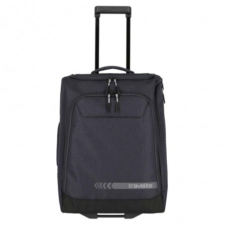 Sac de voyage à roulettes cabine TRAVELITE "Kick Off" anthracite | Valise souple petit format pas chère Sac de voyage à roulettes cabine TRAVELITE "Kick Off" anthracite | Valise souple petit format pas chère