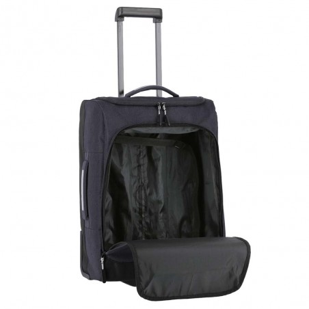 Sac de voyage à roulettes cabine TRAVELITE "Kick Off" anthracite | Valise souple petit format pas chère Sac de voyage à roulettes cabine TRAVELITE "Kick Off" anthracite | Valise souple petit format pas chère