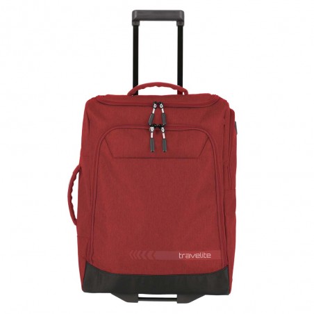 Sac de voyage à roulettes cabine TRAVELITE "Kick Off" rouge | Valise souple petit format pas chère Sac de voyage à roulettes cabine TRAVELITE "Kick Off" rouge | Valise souple petit format pas chère