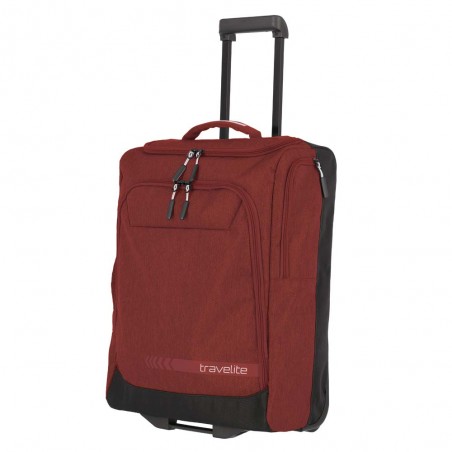 Sac de voyage à roulettes cabine TRAVELITE "Kick Off" rouge | Valise souple petit format pas chère Sac de voyage à roulettes cabine TRAVELITE "Kick Off" rouge | Valise souple petit format pas chère