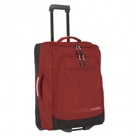 Sac de voyage à roulettes cabine TRAVELITE "Kick Off" rouge | Valise souple petit format pas chère Sac de voyage à roulettes cabine TRAVELITE "Kick Off" rouge | Valise souple petit format pas chère