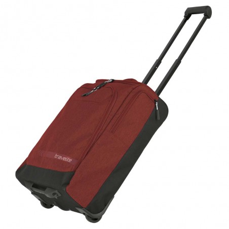 Sac de voyage à roulettes cabine TRAVELITE "Kick Off" rouge | Valise souple petit format pas chère Sac de voyage à roulettes cabine TRAVELITE "Kick Off" rouge | Valise souple petit format pas chère